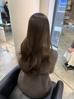 ルル(Lulu)&nbsp;梅田/ブラウン/ベージュ/レイヤー/前髪カット/縮毛矯正/髪質改善