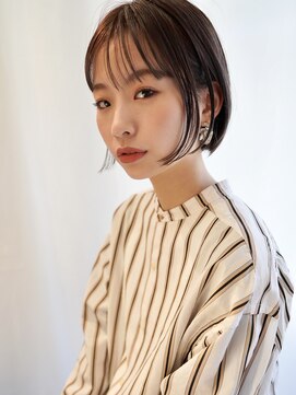 ヌース(NOUS) 前髪カット/前髪縮毛矯正/ショート/ミニボブ/薬院天神今泉警固