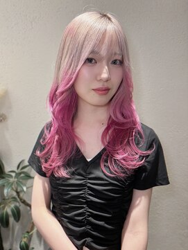 ニューヨークニューヨーク 三宮店(NYNY) ピンクグラデーション/ピンクベージュ/デザインカラー