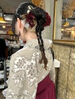 コンパス(COMPASS)&nbsp;謝恩会ヘアアレンジ