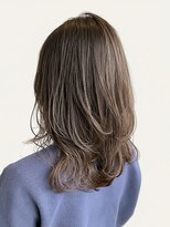 ケーズヘアー 津田沼SHORE店(K's Hair)&nbsp;髪質改善大人可愛いミディアム艶感レイヤーブリーチなしカラー