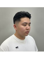キングマンバーバー 四ツ谷2nd(KING MAN BARBER)&nbsp;オールバックスタイル