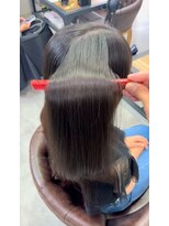 canoa 阪急茨木店【カノア】【10月31日NEW OPEN（予定）】&nbsp;髪質改善カラー【透明ブルーブラウン】