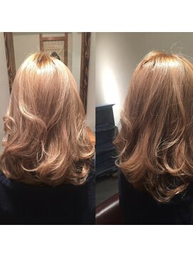 ヘアーサロン ザ ハイブ(Hair salon The hive) 柔らかミルキーベージュ！