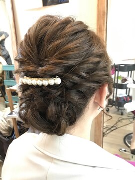 ロカット サロン(Roquat Salon) くるりんぱ二次会ヘアセットアレンジ【ヘアセット　立川南/袴】