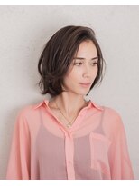 ラテ(Latte) 【Latte自由が丘】かき上げバング+ニュアンスボブ