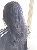 Aimee 町田 ロングウルフ×ラベンダーブラック