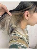 ヘアアトリエコモノ(hair l'atelier KoMoNo) KoMoNo×インナーカラー×ミルクティーベージュ