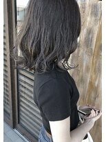 バンビ プライベート サロン(Bambi private salon)&nbsp;アッシュパープル*切りっぱなしレイヤーボブstyle*Bambi松平愛