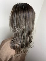 フロート 小阪店(float)&nbsp;外国人風カラー_マロンベージュ Aラインボブ かきあげ