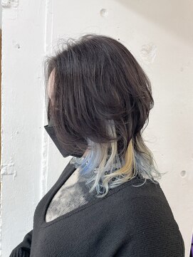 リッカ(RICCA) 【インナー推しカラー】くびれミディアムウルフヘア♪