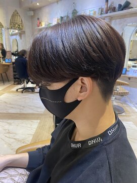 ロンドガルマン 名古屋(Lond GULLMAN) 【LondGULLMAN SAKURA】センターパート　韓国　MEN'SHAIR