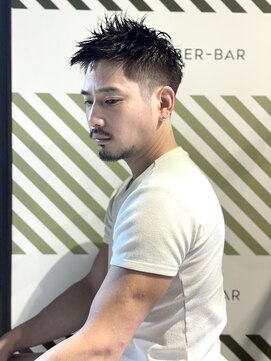 バーバーバー アカバネ(BARBER-BAR AKABANE) 大人の刈り上げショート【BARBER-BAR】