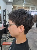 たかはし メンズショートアップバング(理容/バーバー/メンズ)