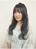 ロング×ダークオリーブ