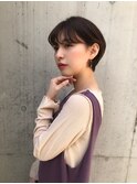 耳掛けショート　丸みショート