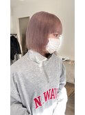 ラベンダーミルクティーボブ 大阪梅田 ダブルカラー