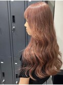 艶髪アッシュピンクブラウン