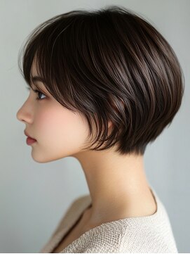 ロディーナ 大口 新子安(rodina) 20代30代40代◎ナチュラルショートボブ/インナーカラー/髪質改善