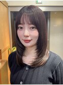 イメチェン/ワイドバング/美髪/レイヤー/ミディアム/20代/30代