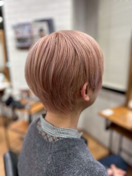 ビス フルール 日暮里店(Vis fleur) ショートヘア/ピンクベージュ