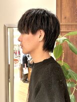 ウルフヘア マッシュウルフ メンズウルフ ダウンパーマ 銀座