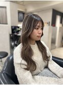 ミルクティーベージュハイライト