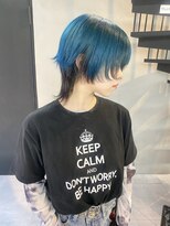 イロハ(IROHA)&nbsp;ターコイズブルー×黒インナー