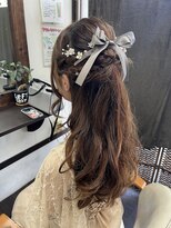 ニトロ(nitoro)&nbsp;結婚式ハーフアップ