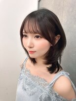 クム(kumu)&nbsp;【kumu】ミディアムレイヤー/顔周りカット/栄/名古屋