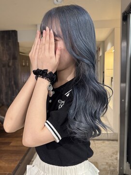 メゾン 心斎橋店(Maison) くすみカラー好きな方必見！ブルーシルバー