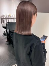 ヘアーエスクールシーユー 枚方T-SITE店(hair S.COEUR×Cu)&nbsp;丸くないボブ/ヘイリーボブ/切りっぱなしボブ/大阪枚方美容室