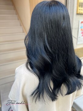 ジル アンク(Jill ankh) 《姫路駅北 Jillankh》ブルーブラック 暗髪 髪質改善