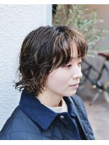 ヤイカ(YAYKA)&nbsp;デザインカラー×パーマボブ