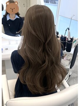 アイシー 表参道(ICY) ブリーチなし！ヘーゼルオリーブマロン大人かわいいヘアカラー