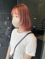 アクシス 栄店(`AXIS)&nbsp;奈川/ワンホンレイヤー/ミルクティーブロンド/ダークブルー/栄
