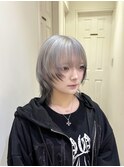 ホワイト/ブラックエンドカラー
