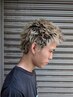 【8月限定】スパイキーショート+ハイブリーチ(ブロンド) ¥11000