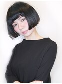 【morio池袋】可愛い黒髪ショートボブ♪