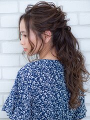 華やか◎ガーリーヘアセット