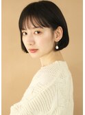 コロンとはねないシンプルボブ