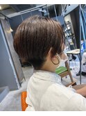 京都 襟足スッキリ☆ 刈り上げショート 耳かけショート♪ 中島