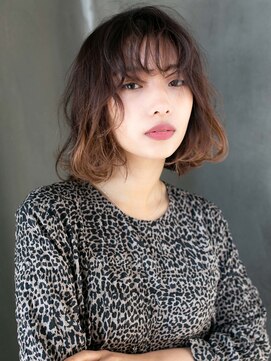 ラフィス ヘアー ルーム 難波本店(La fith hair room) 【La fith】マッシュボブ×くびれヘア