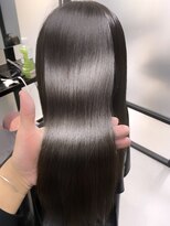 クレオ 青山(CLEO)&nbsp;超音波髪質改善ヘアエステ/黒髪グレーベージュ/美髪