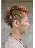 短髪パーマ/ツーブロック/アッシュ/束感ショート/西新井50