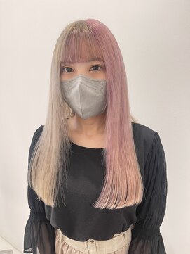 ハイブ 金沢(Hive) 10代20代ブリーチハイトーンカラー髪質改善ヘルシーロング