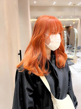 エースハバナ 渋谷(1 HAVANA) ダブルカラー/オレンジ/ハイトーン/透明感/オレンジベージュ