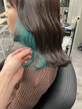 ナンバーウルス 名駅店(N° ulus) 【number ulus】バイカラー/インナーグリーン