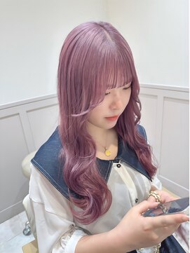 ランド 原宿表参道(LAND) ハイトーンピンクカラーミルクティーピンクベージュ