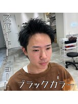 ルースト 西院店(ROOST)&nbsp;スパイキーショート 黒髪ショート